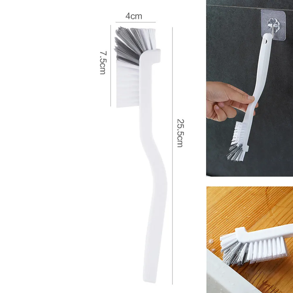 Japanese Style Sink Cleaning Cup Brush Motorcycle Cleaning Brush Long Handle Elbow Design for Tail Holes Wall Hanging Crevices