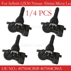 407004CB0B 407004CB0A 1/4PCS Car TPMS Tire Pressure Sensor 407004CB0B For Renault Espace Kadjar Kangoo Koleos Megane Scenic Tali