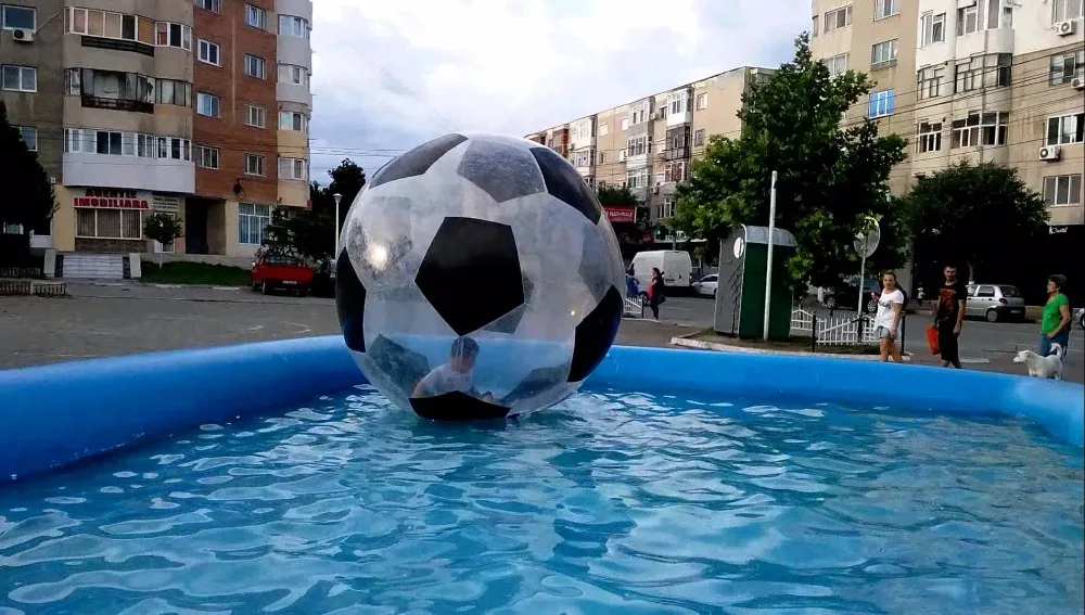 

Бесплатная доставка, водяной шарик, 1,5 м, надувной водяной Зорб-ролик, ПВХ водный ролик для бассейна, летняя игра, 2 м, игрушечные шары