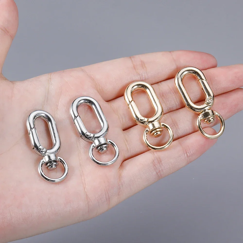 5/10pcs 39mm Metal Lobster Clasp Swivel Snap Hooks Dog Buckle for Bag Hardware Parts Accessories Keyring Buckles Wholesale