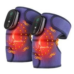 Wireless Red Light Knee Pad Infrared Heating Massage Knee Joint Vibration Massager Shoulder and Elbow Brace