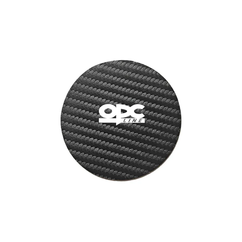 2 Pcs PU Leather Car Water Cup Bottle Holder Pad Non-Slip Round Mats For OPEL GT OPC GT LINE OPC LINE Auto Interior Accessories