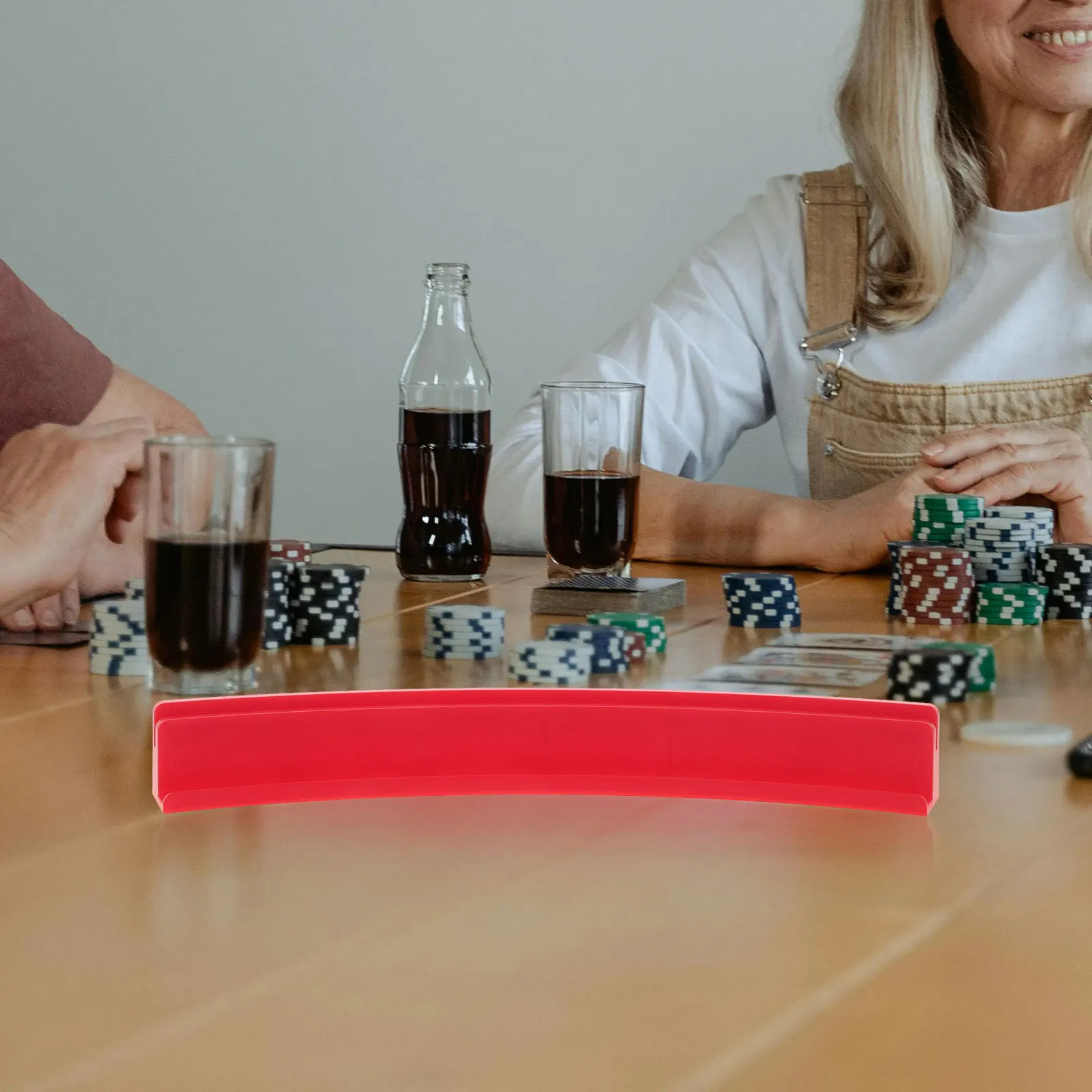 حامل Domino وحامل بطاقات اللعب، قاعدة عرض مدمجة متعددة الوظائف، منظم بطاقات خفيف الوزن لألعاب حامل Domino