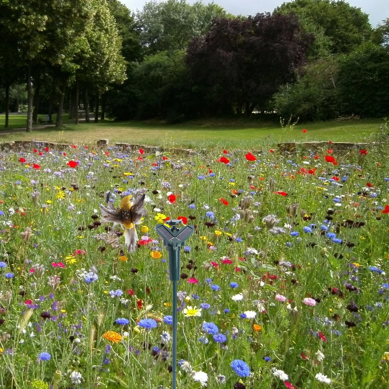 

Solar Powered Fake Butterfly Decor For Garden Yard Patio Green Plant Ornaments Figurines Plastic Crafts Flowerpot Vase Gardening