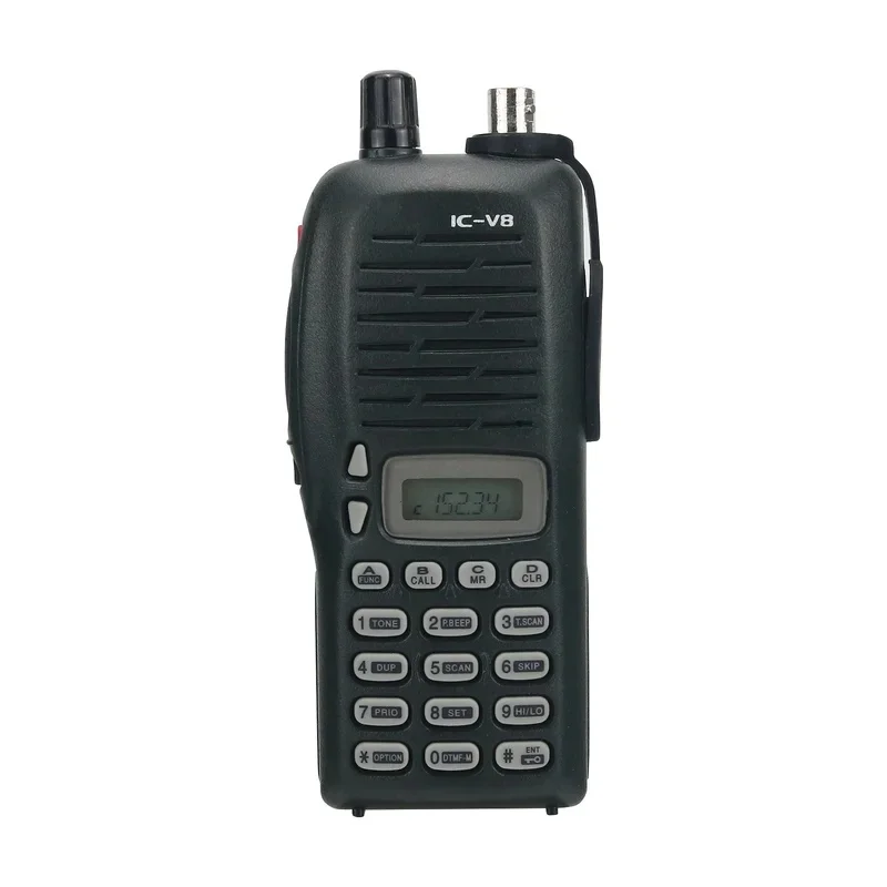 Emetteur-recepteur-portatif-vhf-ic-v8-55-w-de-puissance-elevee-robuste-conforme-a-la-norme-mil-std810-indice-de-protection-ip54-107-canaux-pour-icom