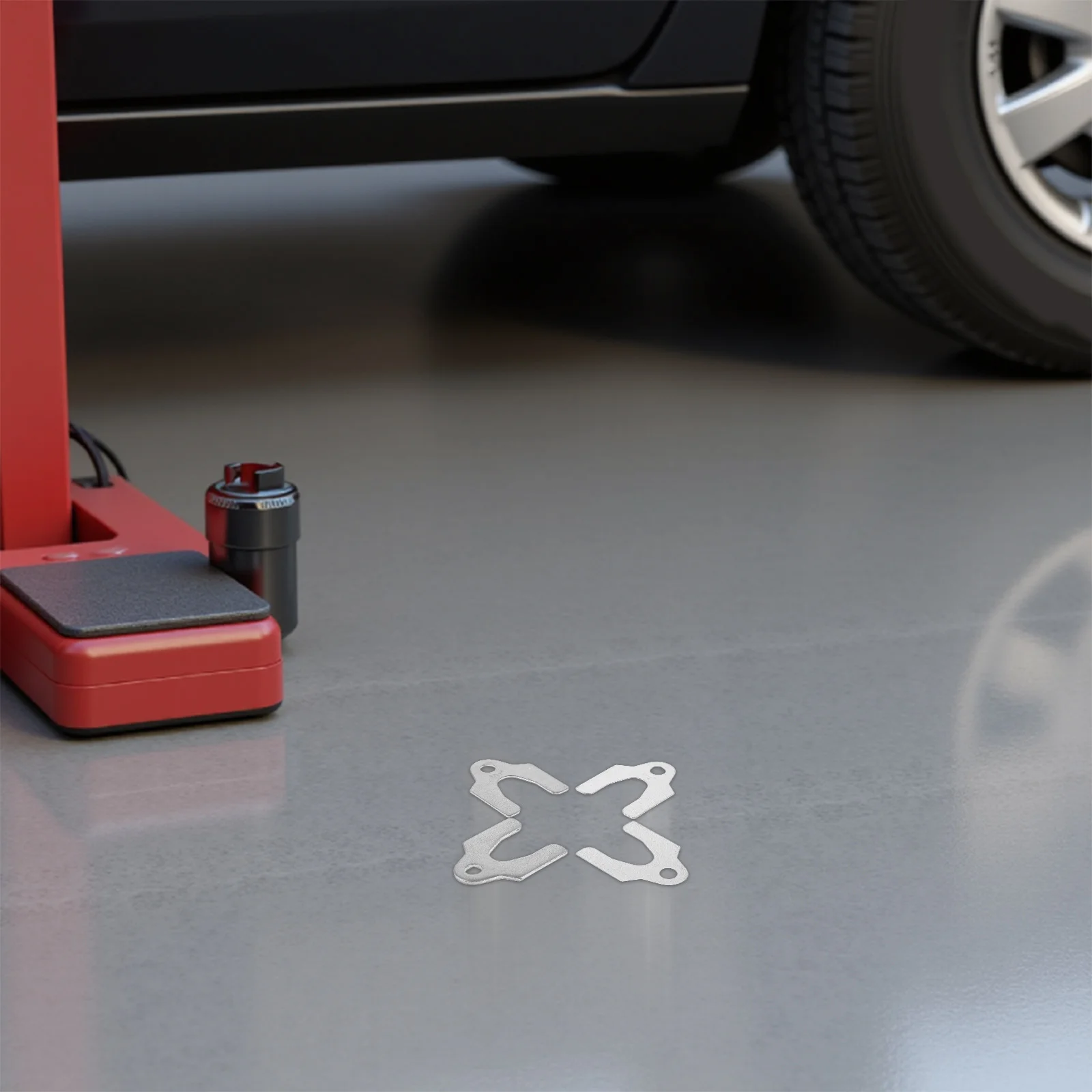 

144Pcs Automotive Shim Assortment Strong Wear Resistant Panel Spacing Shims for Universal Vehicle Hood Hinge Alignment