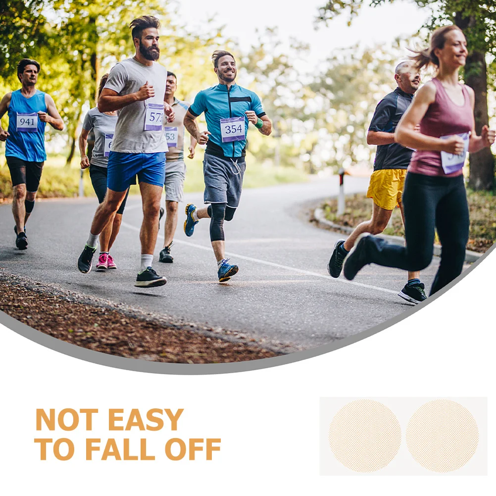 100 pares de parches adhesivos transpirables respetuosos con la piel cinta cómoda portátil para uso diario pezones invisibles