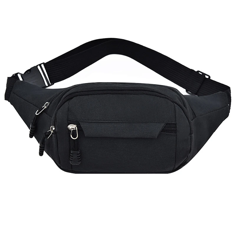 

Unisex Waist Fanny Bag Men Breast Package Waterproof Outdoor Sports Bag Canvas Pouch Waist Bag Fanny Pouch Crossbody Banana Bag