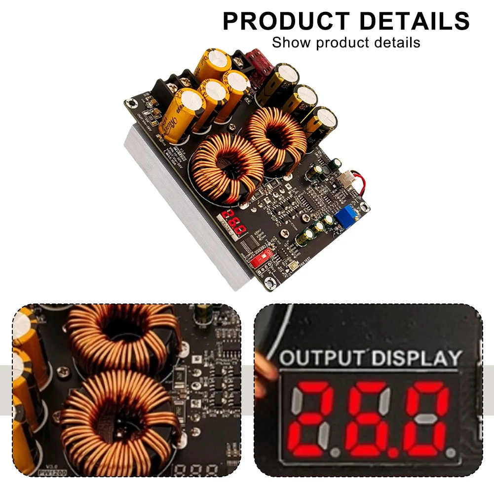 

1200W 50A High Current Boost Power Module Dedicated To Audio Power Supply For Test Measurement Tool Accessory