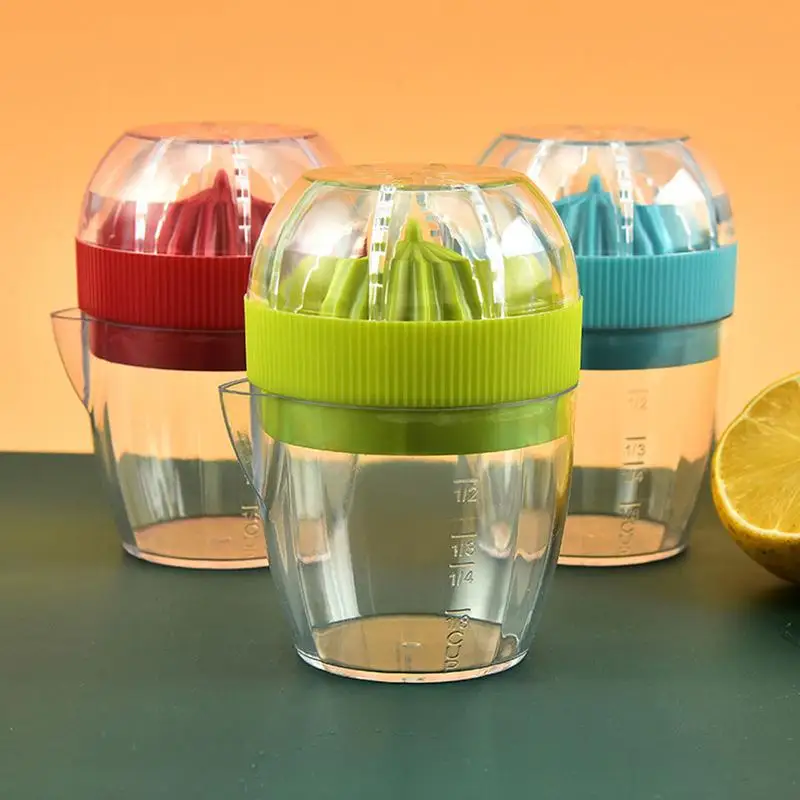 

Portable lemon juicer manual mini fruit juicer multifunctional squeezer orange juicer juice cup practical kitchen gadget