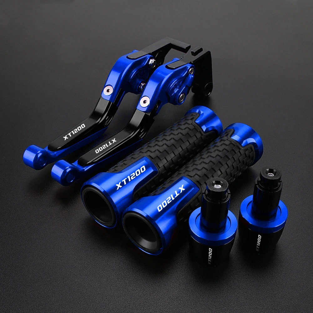 

Handlebar Handle Bar Grips For YAMAHA XT1200 2010 2011 2012 2013 2014 2015 2016 2017 2018 Adjustable Brake Clutch Lever XT1200