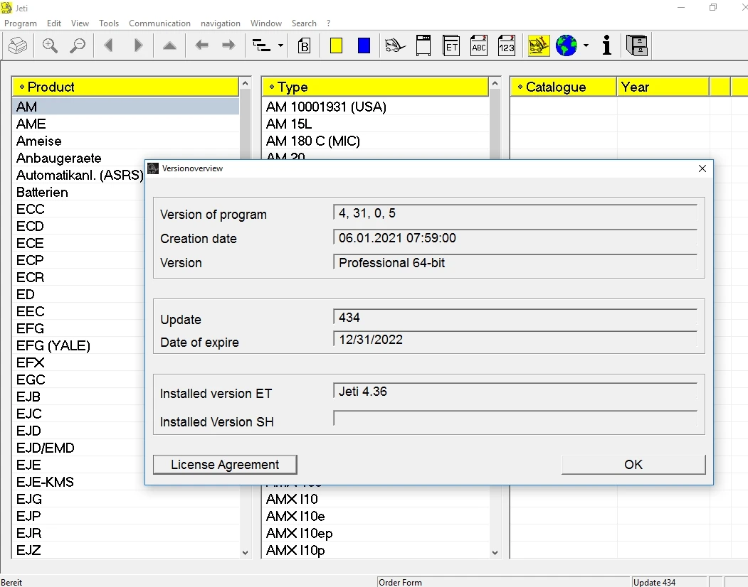 Jungheinrich ForkLifts  ET Parts + SH Repair EN05+Judit 4 Diagnostic V4.37+Unexpired+KEYGEN