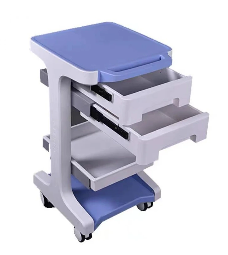 Beauty Trolley Dental Clinic Storage Shelf With Drawer High-end Silent Tool Trolley For Beauty Salon