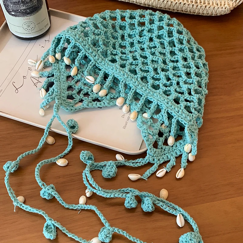 Niche Bohemian Hand-knitted Pullover Hat Women Spring and  display picture 3