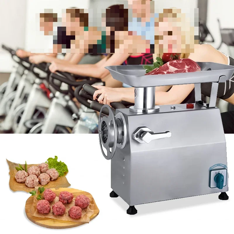 Disc Type 22 Commercial All Stainless Steel Meat Grinder Frozen Meat High Power Multifunctional Electric Stuffing Machine