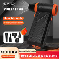 Mini Violent Fan 150000Rpm Electric Air Duster With 4 Nozzles Super Turbo Jet Fan Air Blower For Car Keyboard Cleaning