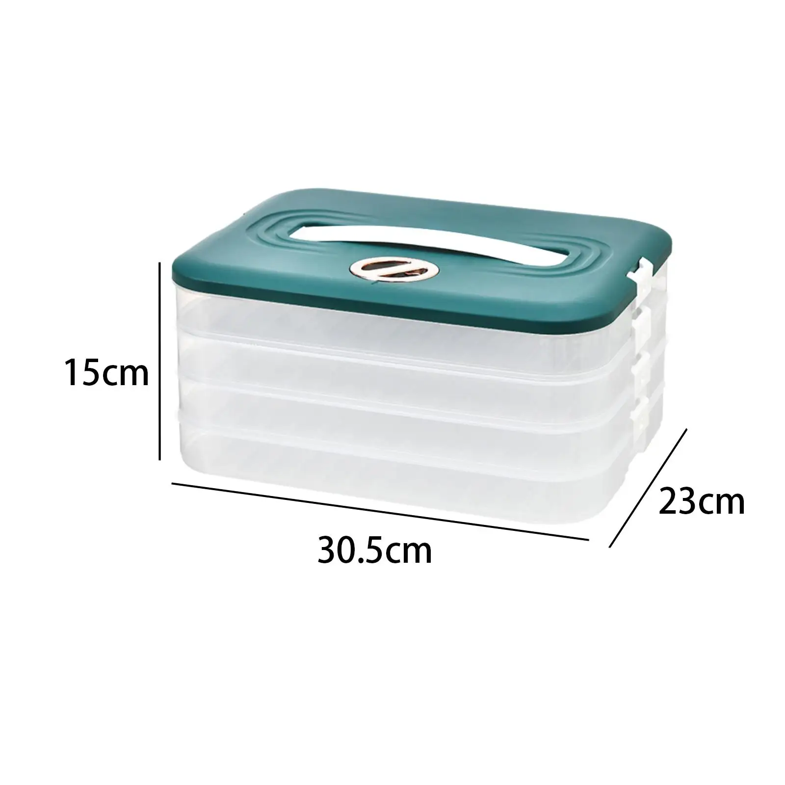 Dumpling Box with Lid Cookie Carrier Multipurpose Multi Layer Dessert Carrier