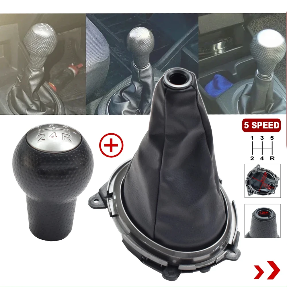 

Gear Shifter Knob For Honda For Jazz 2009-2015 ABS Leather Black Chassis Parts Car Accessories Tools