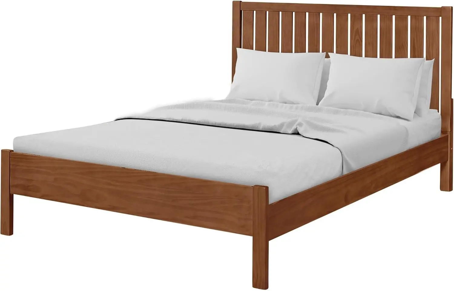 Camden Isle Graham Platform Bed Frame | Modern Low-Profile Bed With Full Slat Support System - No Box Spring Needed, Easy
