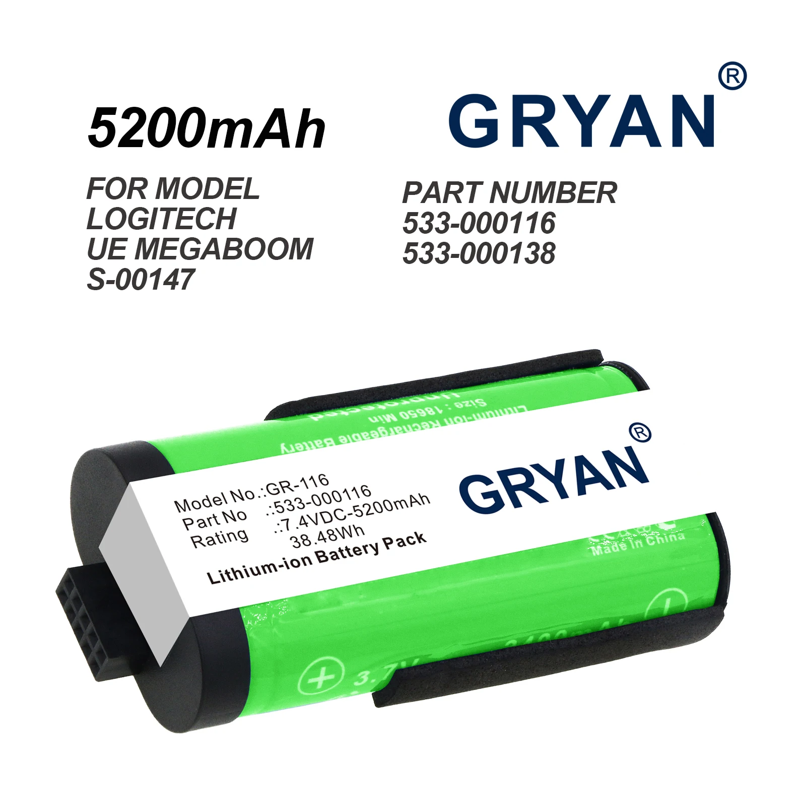Gryan 5200Mah Speak…