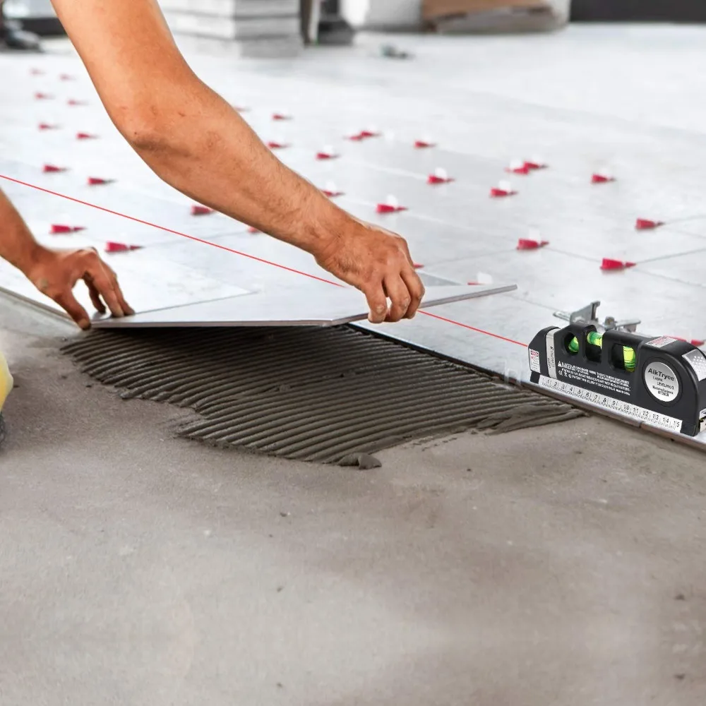 Nível de laser autonivelante com feixe verde, ip54, à prova d'água, alta precisão, linha de laser, alinhamento de azulejos de construção, ferramenta de medição externa