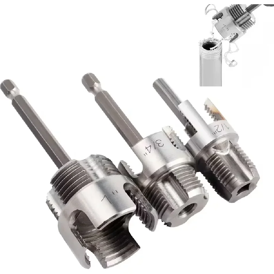 3pcs-heavy-duty-pvc-plastic-pipe-threading-tool-kit-with-1-2-3-4-1-male-female-threads-for-electric-drill-pipe-thread-set