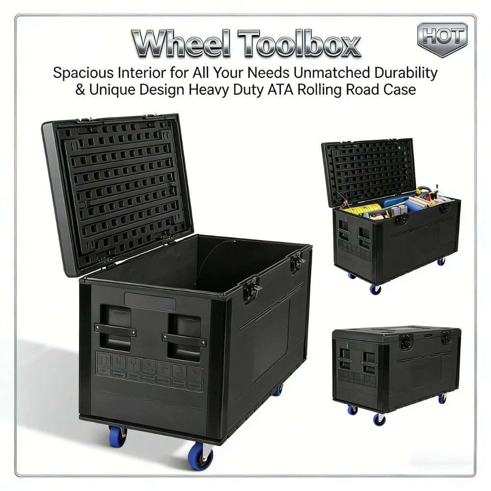 

Кейс-кофр для кабелей и оборудования из ПЭ-пластика, 20 дюймов, для аудио- и светового оборудования, подходит для различных электронных устройств