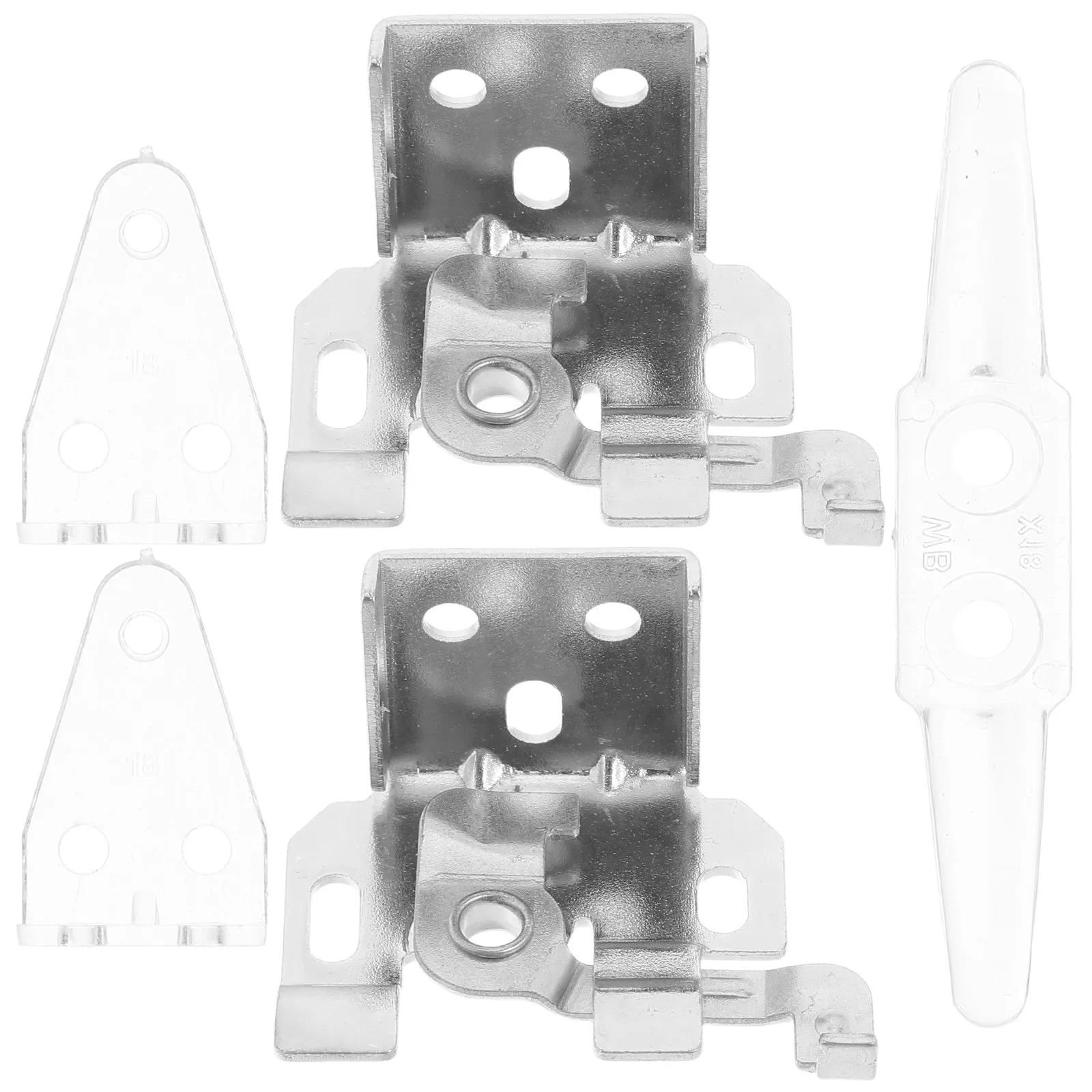 1Set Venetian Blind Mounting Kit Windproof Spider Code Hooks Metal Brackets for Blinds Headrail Holder Bottom Rail Secure