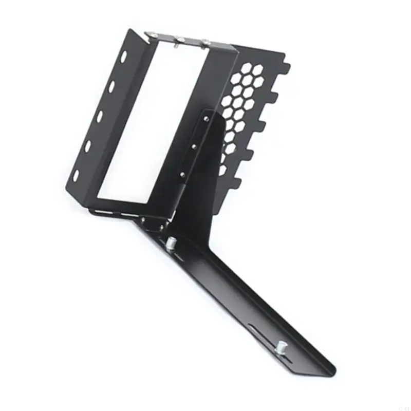 C90F High Strength Vertical GPU Holder dengan dua slot kompatibilitas desain logam diperkuat untuk build PC