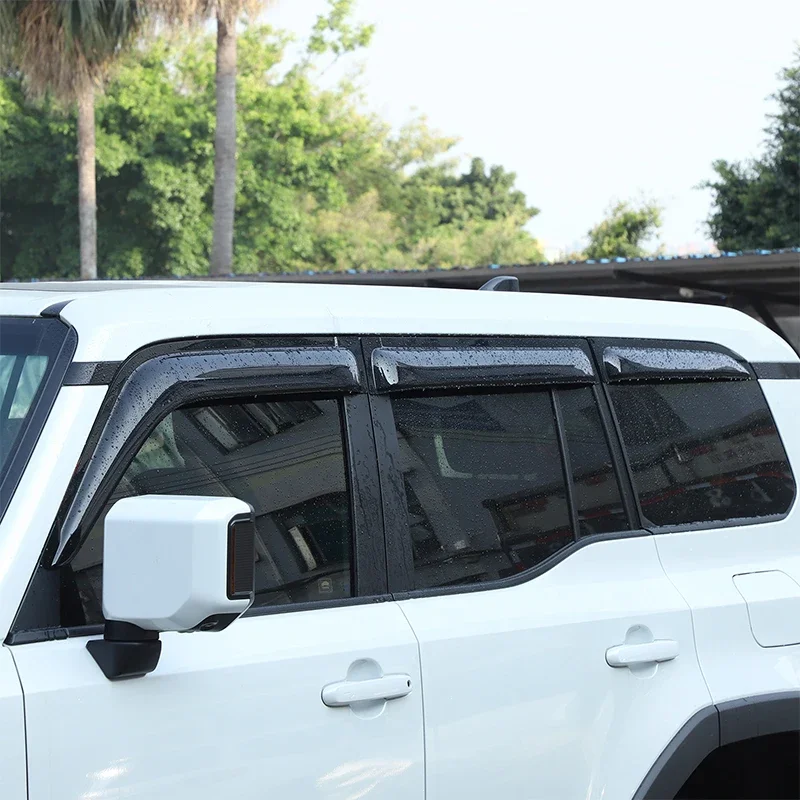 For Toyota Land Cruiser Prado 250 LC250 2024+ Car Styling Wind Shields Sun Rain Guards Side Wind Deflector Exterior Accessories