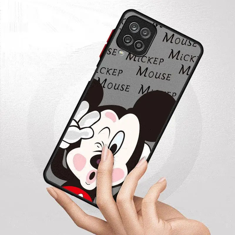 Disney Mickey Donald Daisy Case For Samsung Galaxy A54 A14 A52 A53 A34 A13 A51 A23 A71 A32 A21s A32 A13 Matte Hard Phone Coque