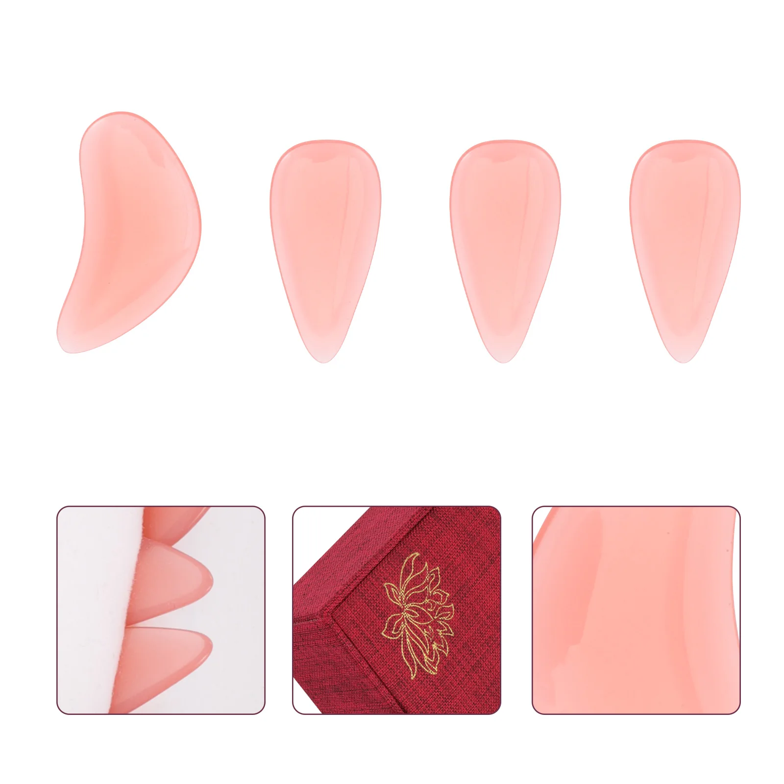 

Crystal Nails Guzheng Plectrum Tools Universal Finger Picks Guard Nylon Thumb Child