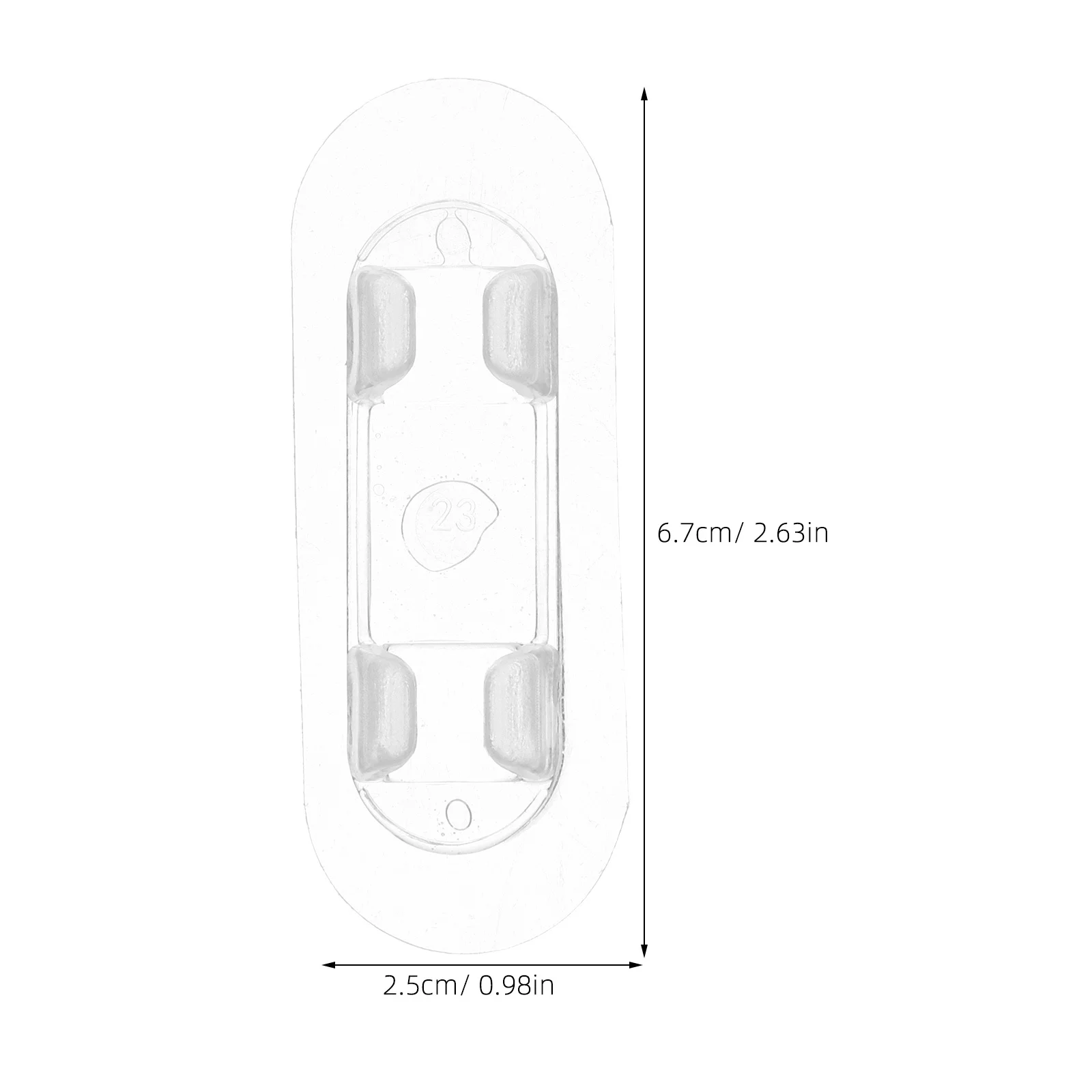 30 قطعة حامل الحبل اللاصق واضح مقاطع الكابلات سلك المشابك للكابلات مكتب منزلي جدار الحبل المنظم مشبك سلك كهربائي #2