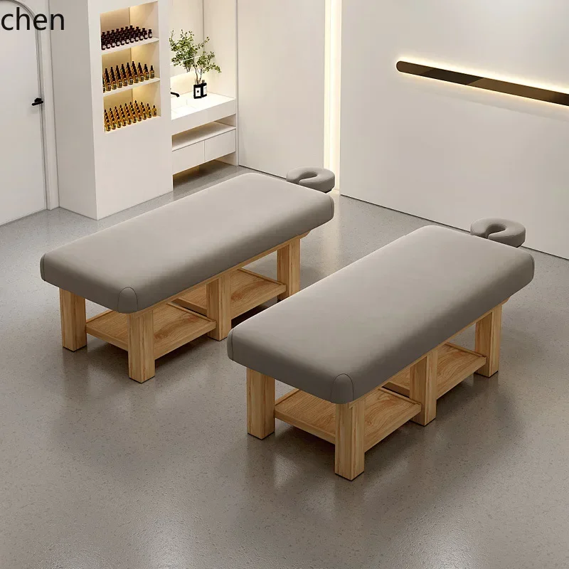 YFY  solid wood multi-function bed spa club special beauty bed physiotherapy bed massage body