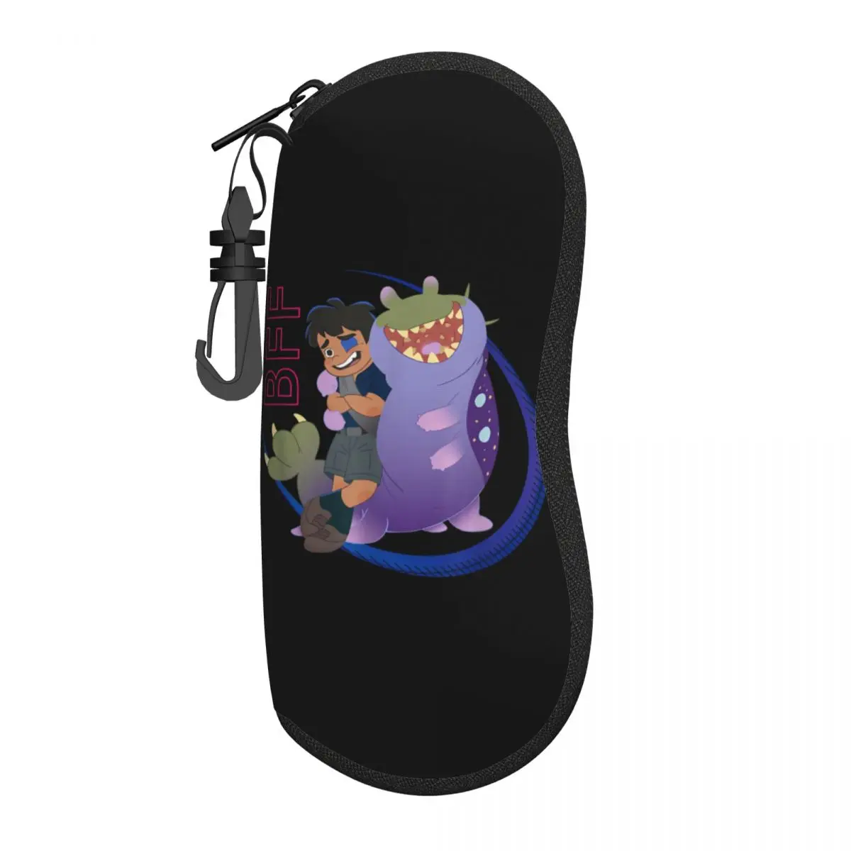 

Elio & Glordon BFF Buddies Shot Glasses Case Lightweight New Cartoon Eyewear Storage Box Protector Glasses Box