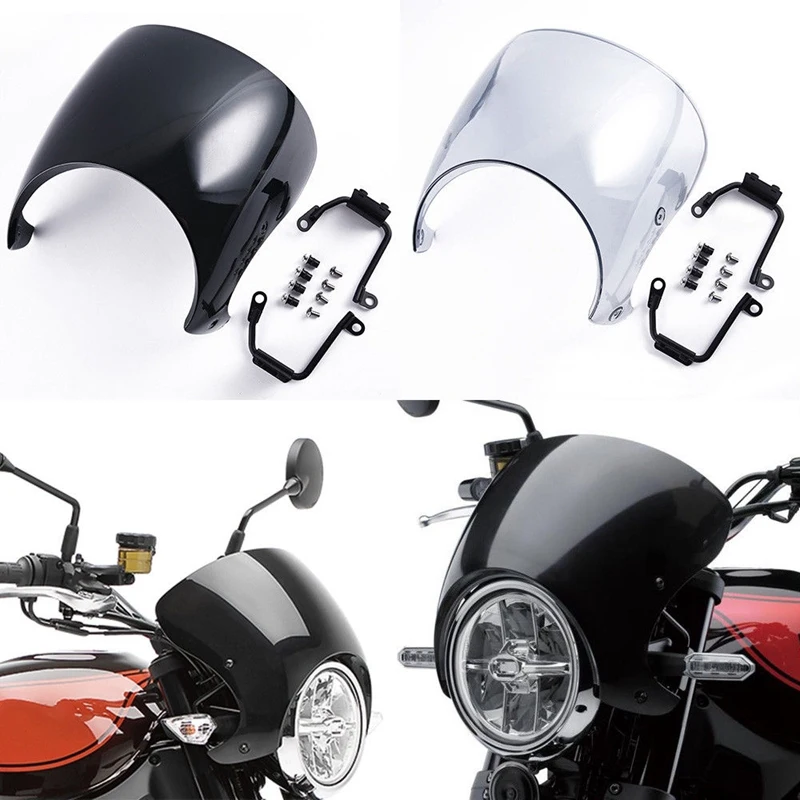 Windscreen Windshield Cafe Racer Fairing Wind Visors Protector For 2018 Kawasaki Z900RS Z 900-RS