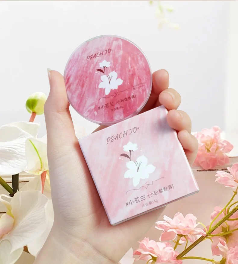 

Perfume Plant Solid Balm for Men and Women Portable Solid Balm Tea Fragrance Solid Balm Mild Long Lasting Body Aroma Deodorants