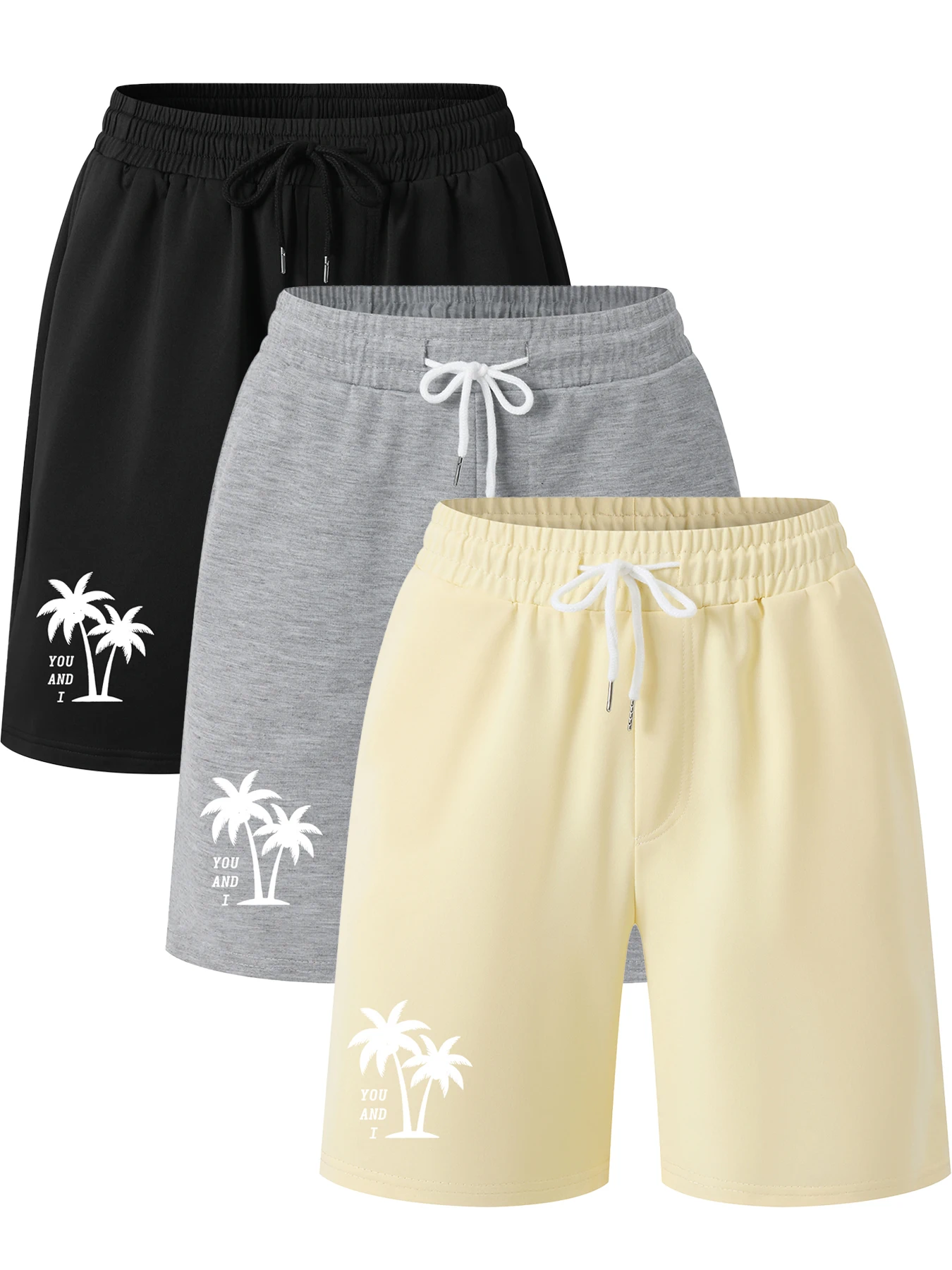 TOQUCL Men's Gym Shorts - Quick Dry Breathable Fitness Running Training Drawstring Waist Short with Pockets for Active Wear