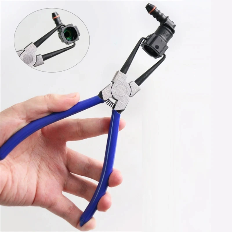 Alicate para Abraçadeiras de Mangueiras de Aço Carbono, Ferramenta Removedora de Fivelas de Tubos Automotivos para Filtro de Combustível e Mangueira de Carros