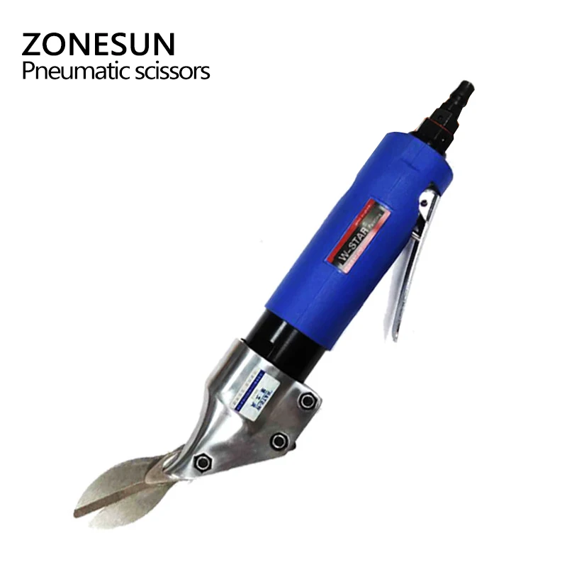 ZONESUN Pneumatic Air Cutters Scissors Shear Cutting Metal Iron Sheet  Sieve Mesh Air Cutting Shearing Accessory Tools Sets view 5