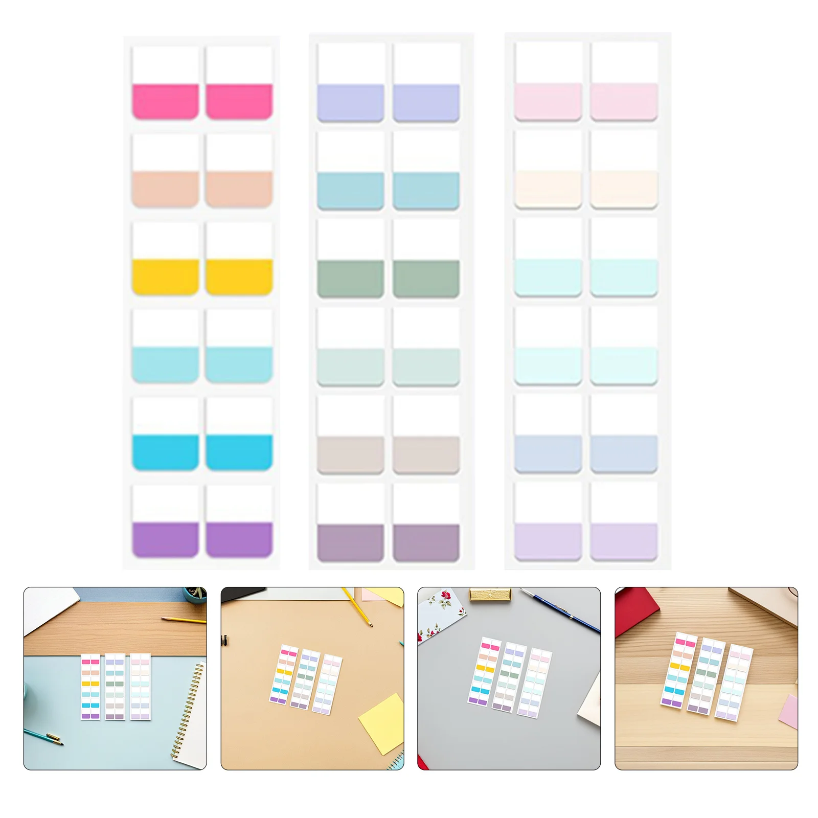 

30 листов индексных вкладок для маркировки, гладкая поверхность письма, липкие вкладки для книг, тетрадей, журналов, легкая навигация и заметок