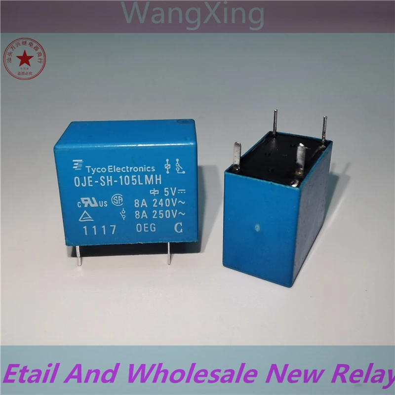 

OJE-SH SS-105 112 124LM/DM/HM/LMHF Electromagnetic Power Relay 4Pins 3A 5A 8A 10A250V