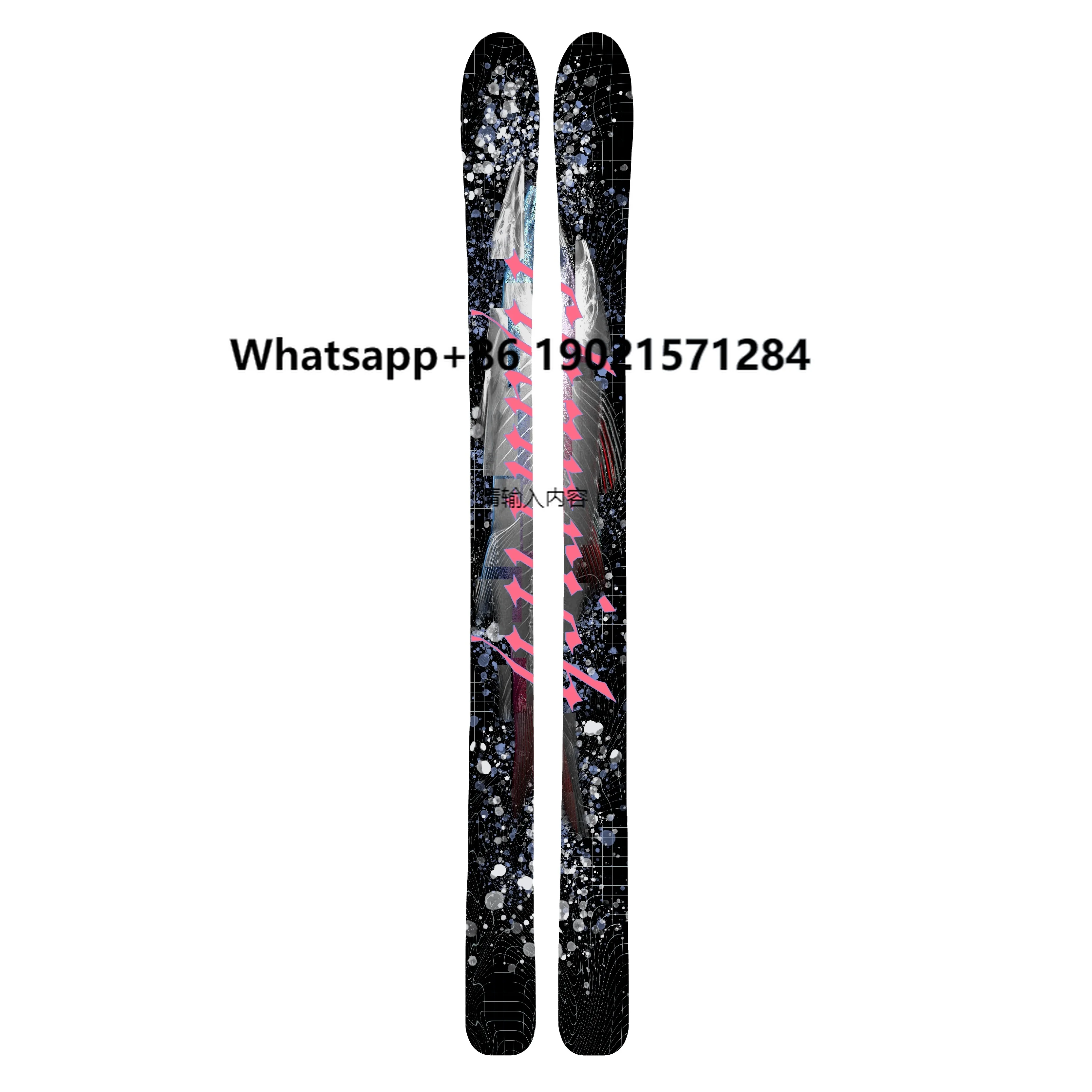 

OEM Custom Fiber Glass Free Style Winter Outdoor Mountain Skis for Adult Cross Country Skiing Use Snowboards