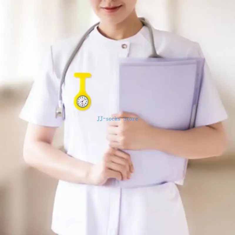 37JB Hospital Grade Silicone Watch Protector For Nurses Flexible And Long Lasting With Convenient Pin Attachment