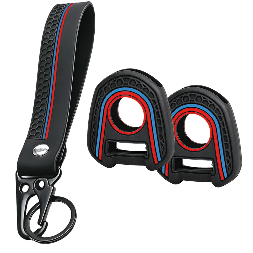 Key Fob Cover For Honda CB650R CB500F CB500X CB125R CB300R CB1000R CB1100 CBR650R NC750X With Long Wrist Strap And Swivel Clip