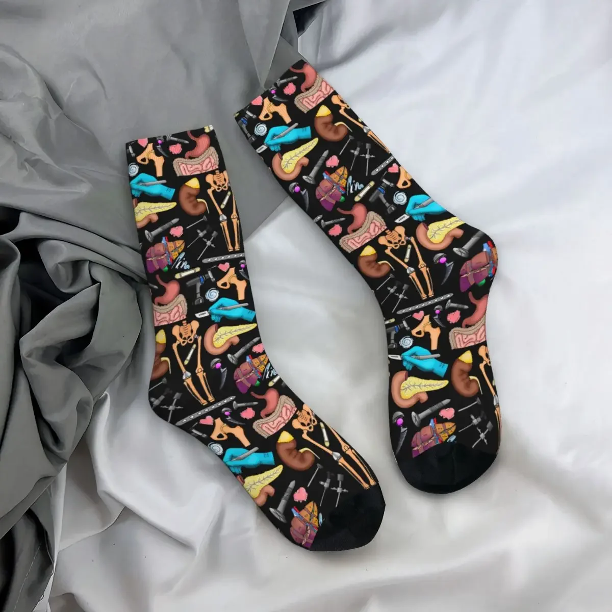 OTAscrub-Calcetines de técnico de enfermería Harajuku, medias Súper suaves, calcetines largos para todas las estaciones, accesorios para regalos Unisex