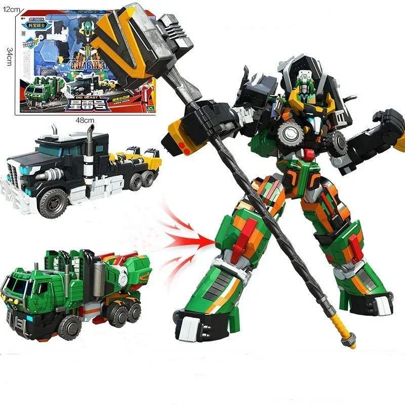 2 IN 1 Galaxy Detectives Tobot Transformation Robot to Car Toy Korea Cartoon Brothers Anime Tobot Deformation Car Tank Toys