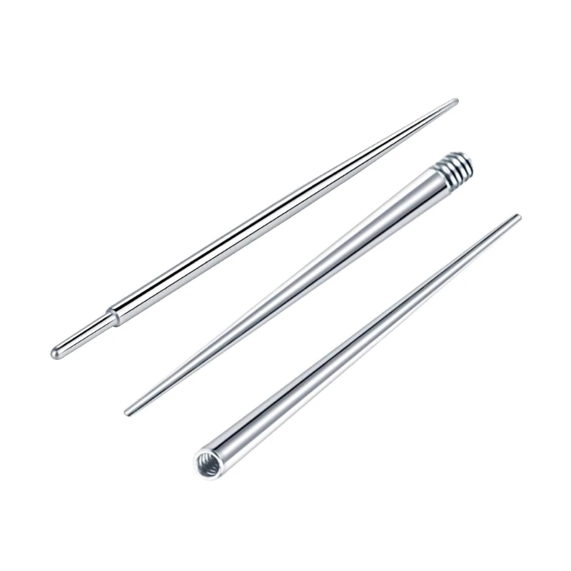 3Pcs Essential Ear Piercing Assistant Tool Body Piercing Stretching Taper NM