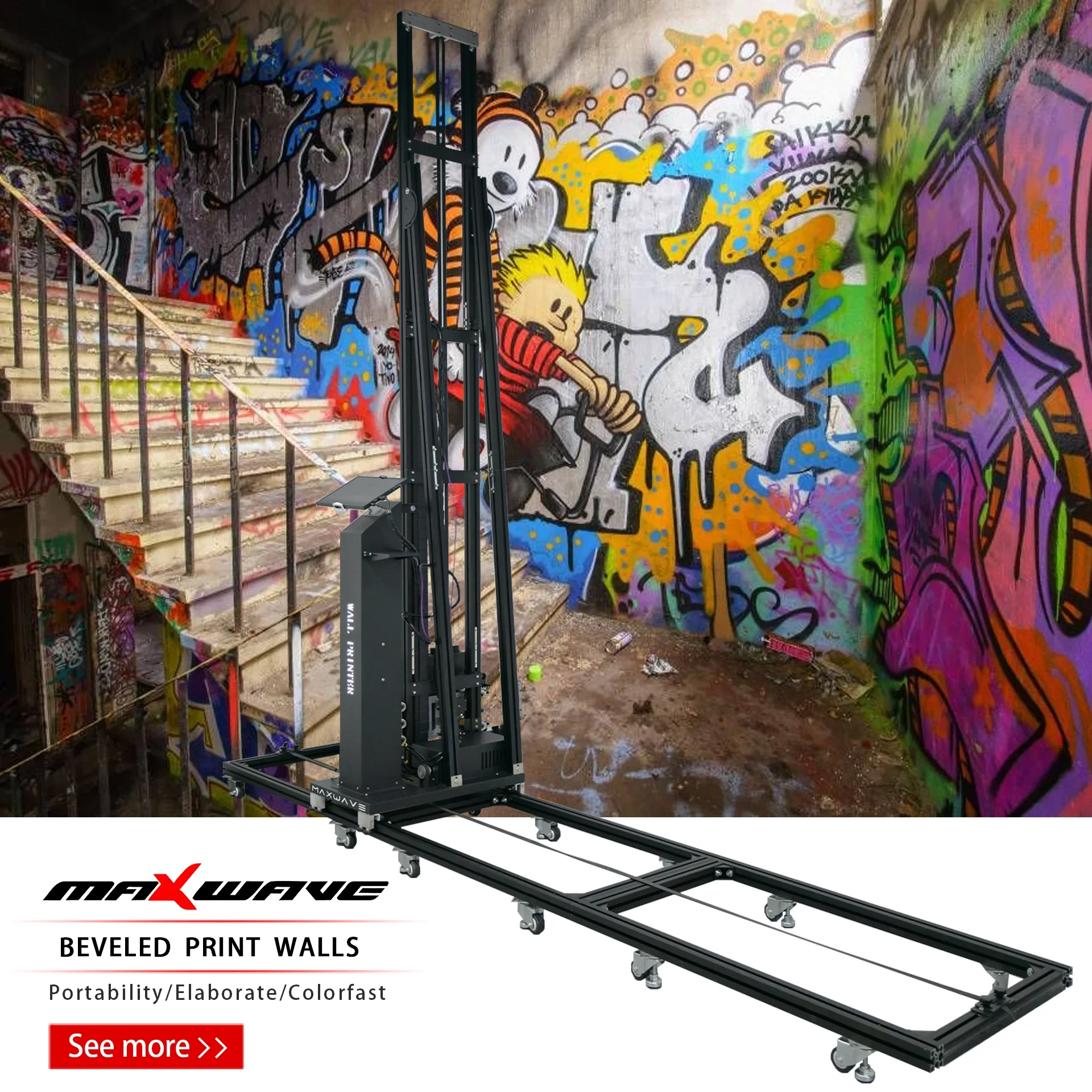 Wall Inkjet  3d DIY Machine Painting 3D Mural  Printer  Digital Varnish Inkjet Printing Machine Direct to Wall Painting Machine