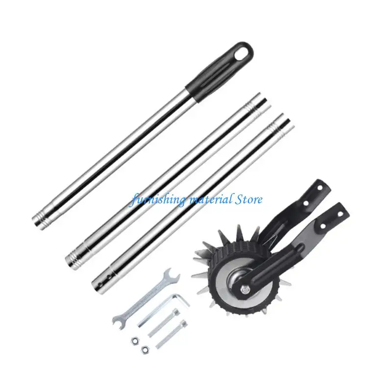 Y5GD Stainless Steel Wheeled Manual Lawn Edger For Accurate Garden Trimming And Landscaping